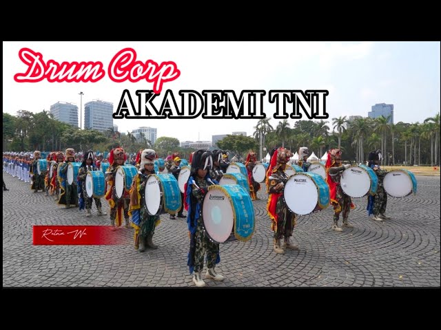 Drum Corp / Drumband Akademi TNI di HUT TNI ke-78 ( final gladi) class=