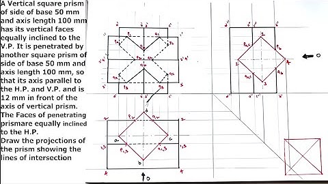 Intersection of Prism to Prism Problem 03