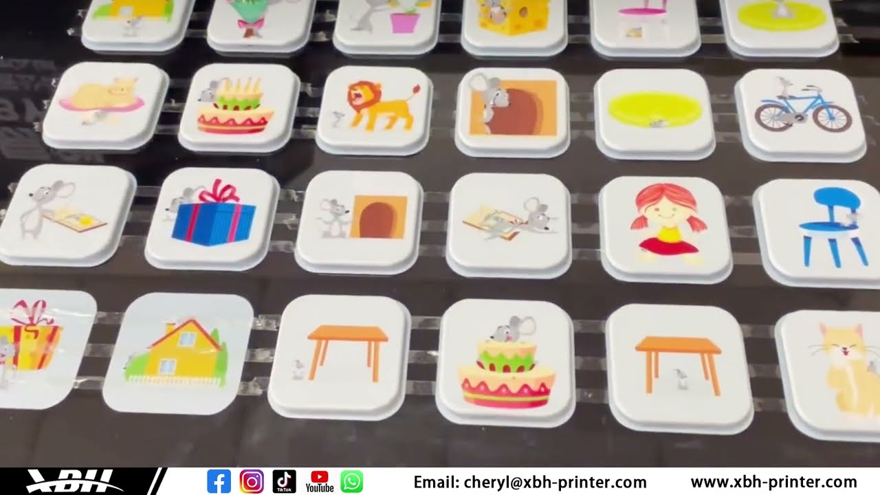 4060 UV printer A1UV flatbed printer printing AB glue varnish advertisement acrylic