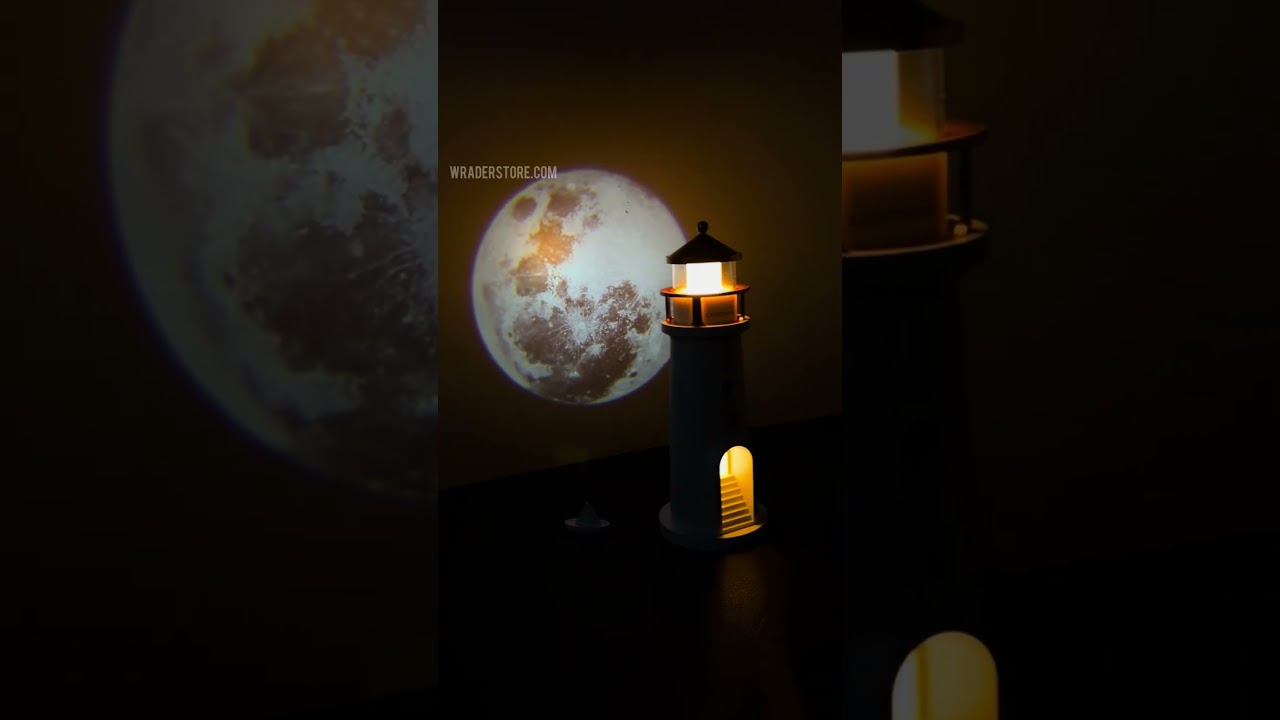 Moon Light House Projection Lamp Magical Night Light 