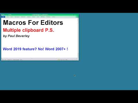 Multiple clipboard PS