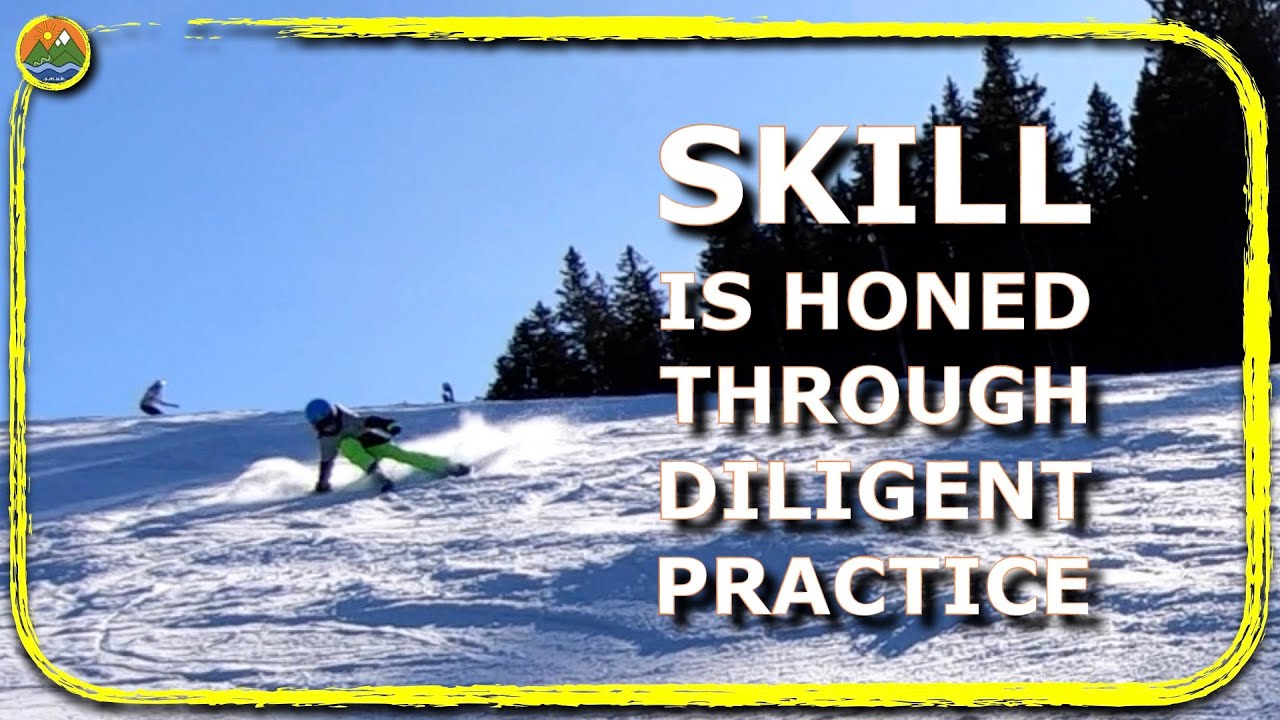 HAVING FUN WHILE INCREASING EDGE ANGLE..