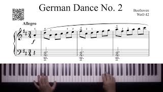 Beethoven - German Dances - WoO 42, No. 2 - 438pts - YouTube