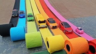 HELLO CARBOT SLIDE PLAY COLOR TISSUE 헬로카봇 컬러 휴지 미끄럼틀 타요