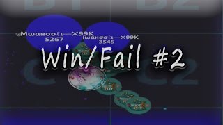 Agario Win/Fail Compilation #2 INSANE POPSPLITS and double splits