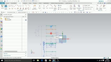 NX UNIGRAPHICS DERIVED LINE 2D HINDI