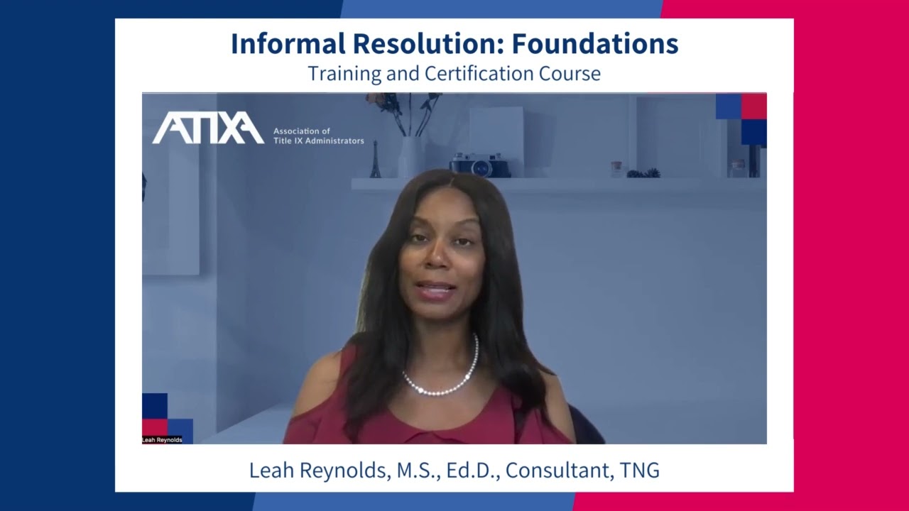 Informal Resolution: Foundations