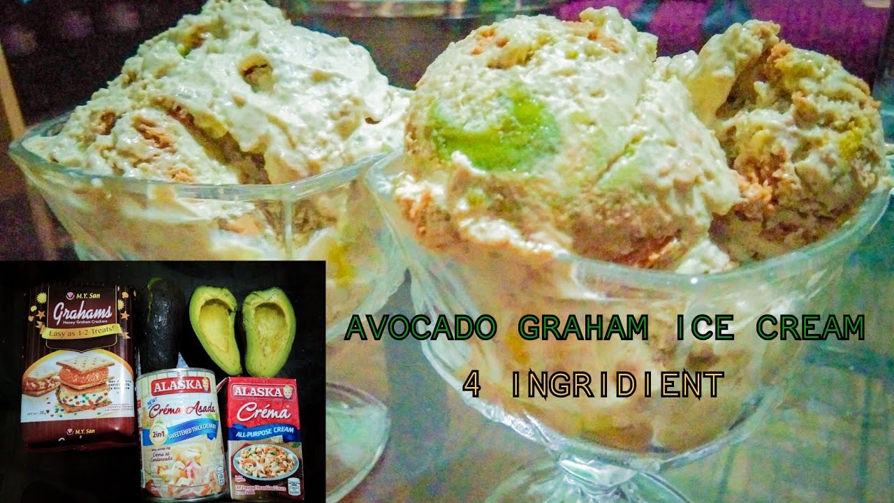 AVOCADO GRAHAM ICE CREAM YouTube