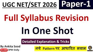 Expected MCQs for UGC NET Paper 1 | Full Syllabus Mock Test for June 2026