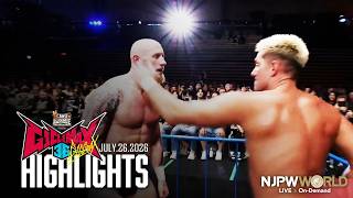【ハイライト】#G1CLIMAX36 2026年7月26日 | G1 CLIMAX 36 Day7｜7/26/26