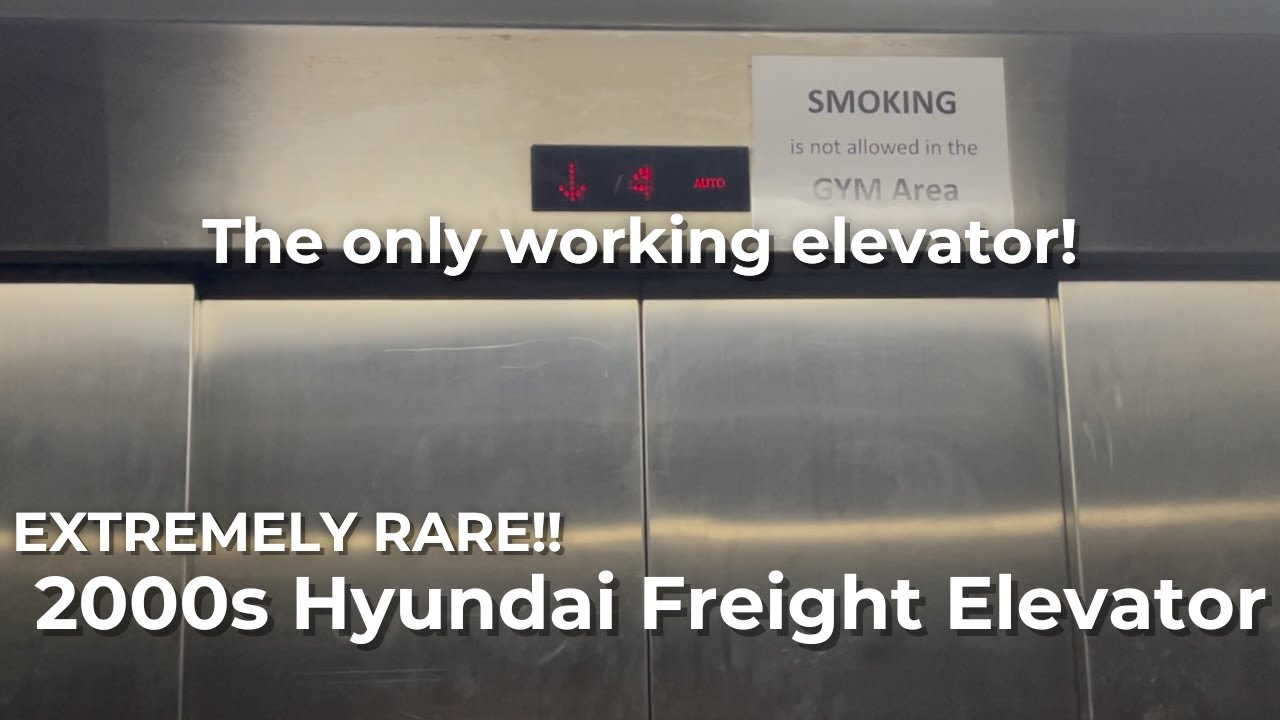 [GONE!] 2000s Hyundai Freight Elevator at NBS Commercial Complex, Quezon City, Philippines