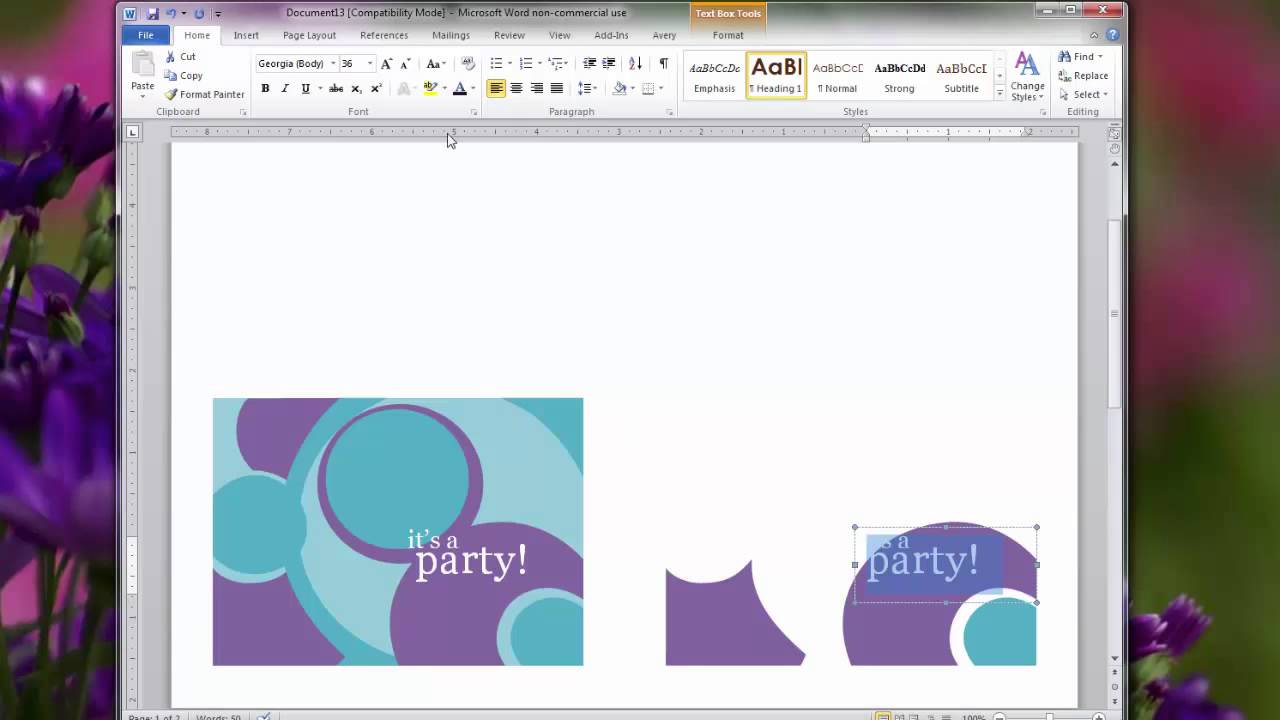 Party Invitation Template Microsoft Word from i.ytimg.com