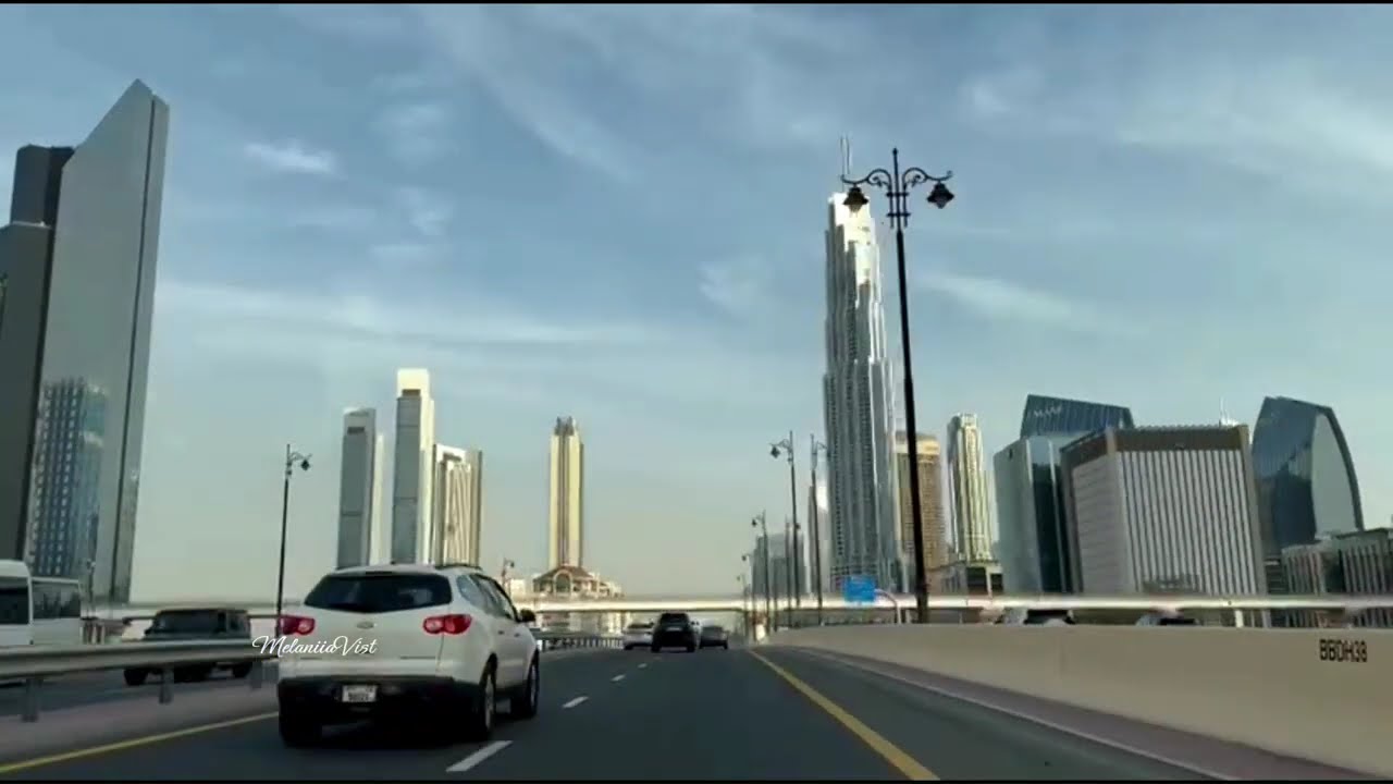 Дубай За окном автомобиля Видеозарисовки Февраль 2026