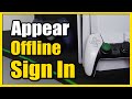 How to Appear Offline & Then Sign IN on PS5 Console (Quick Method)