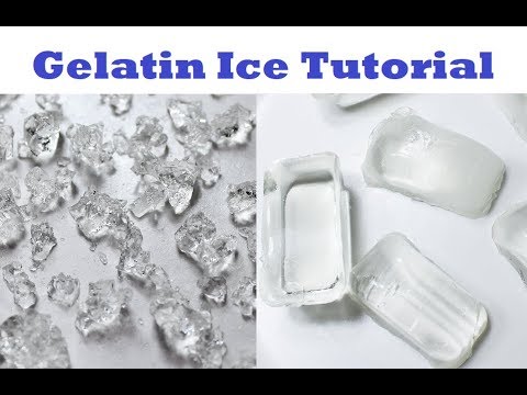 Gelatin Ice Tutorial for Food Cakes
