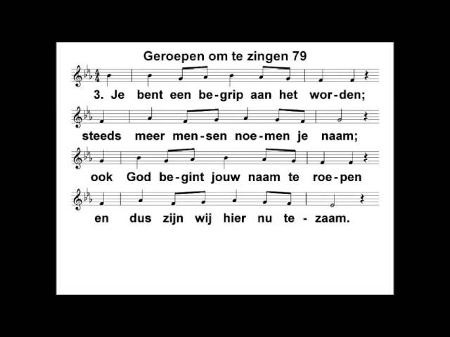 Verbonden Met Vader En Moeder Lied Bij De Doop Live Ingezongen Door Gereformeerde Kerk Sliedrecht Youtube