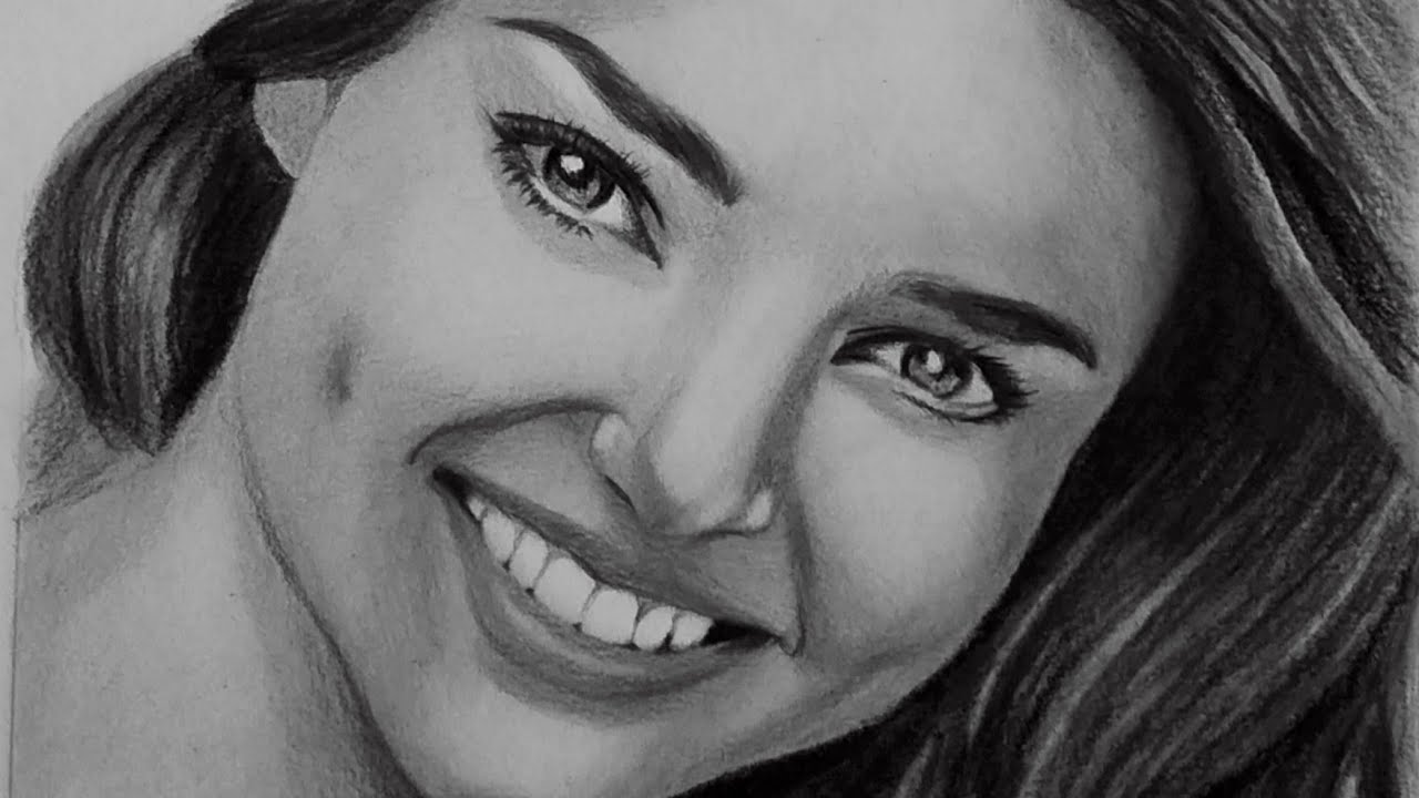 Miranda Kerr Drawing | Pencil Sketch