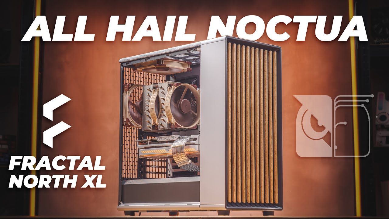 White Brown Wood PC Rack ft. Noctua NH-D15 G2 | Intel i5 13600K