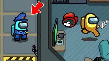 Cheating With ZOOM OUT Mod In Among Us...