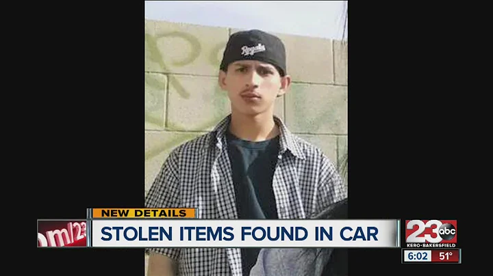 Stolen items found in car in Arvin Canal