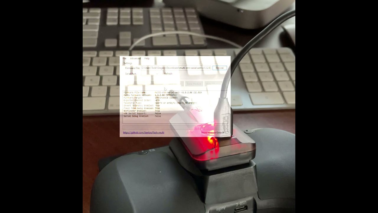 How to update TBS Multi protocol module