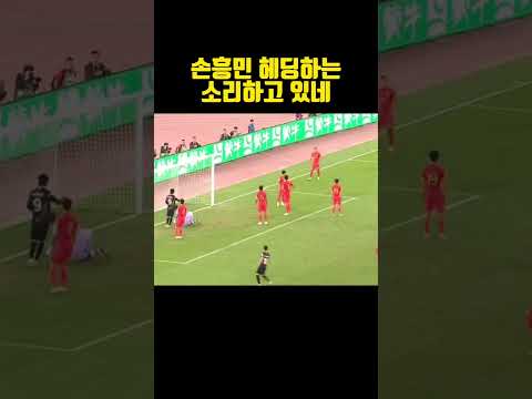 [231121]손흥민 헤딩하는 소리하고 있네 #축구 #해외축구 #손흥민 #손흥민골 #손흥민헤딩골 #중국전 #한국중국 #월드컵예선