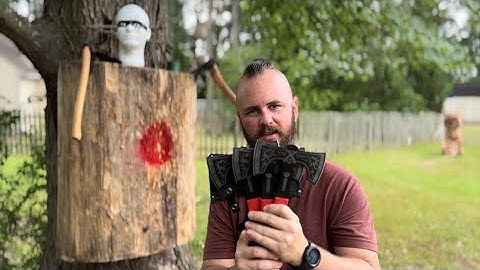Review of the Ned Foss throwing axes! Honest review…#axethrowing #axe #outdoors #review #vikings