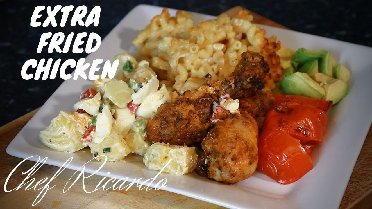 Extra Extra Crispy Fried CHICKEN BEST Tasty Fried Chicken in The World Bake In The Oven | #ExtraFry | Chef Ricardo Cooking