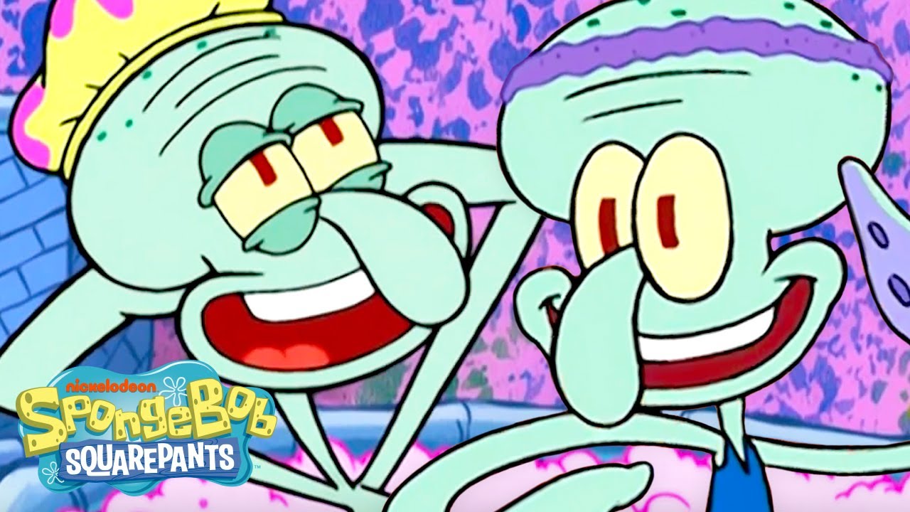 Squidward's Best Day Ever for 45 Minutes Straight 🦑 | SpongeBob