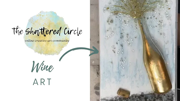 Wine Art (Glass & Resin Art Tutorial)