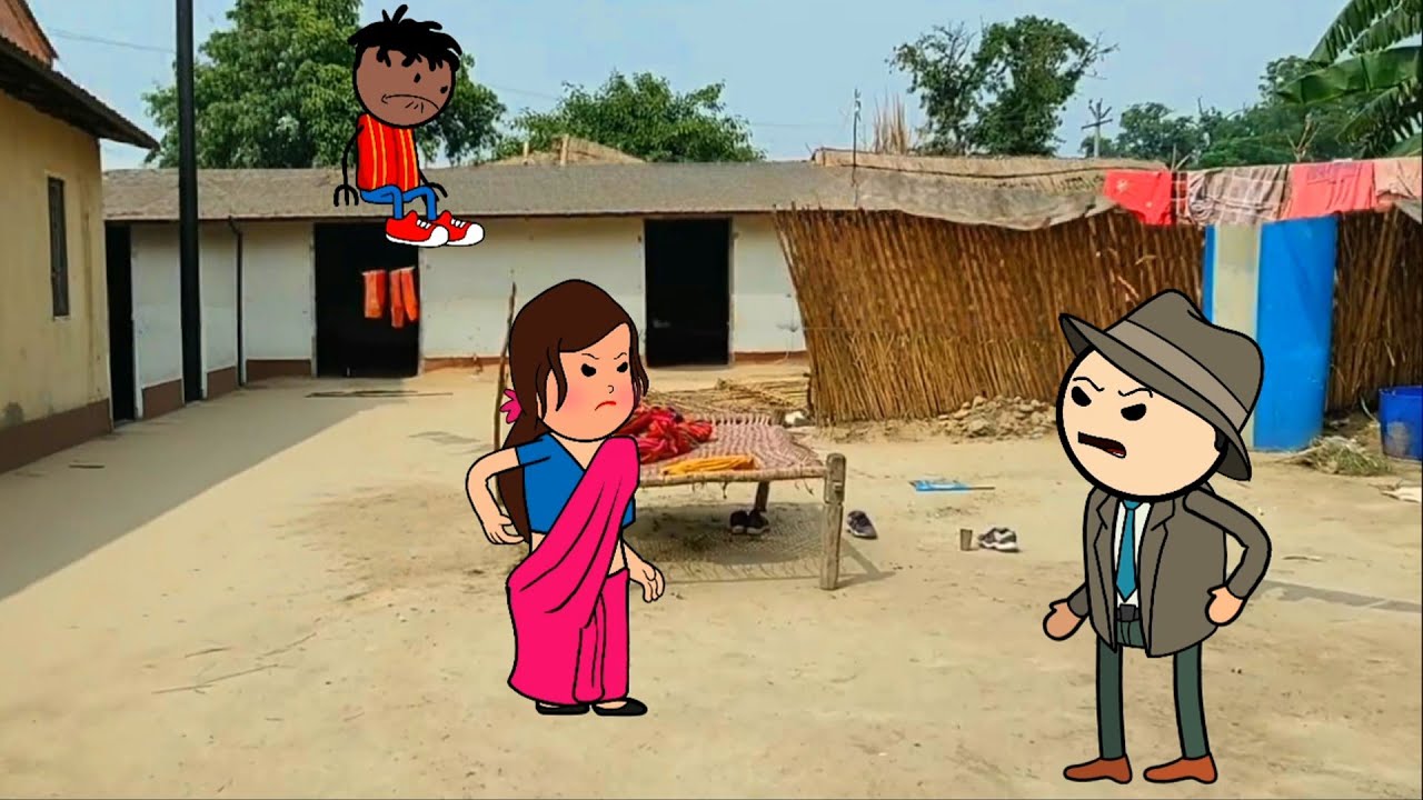 कलुवा बना भूत। पार्ट-3  GONDA CARTOON