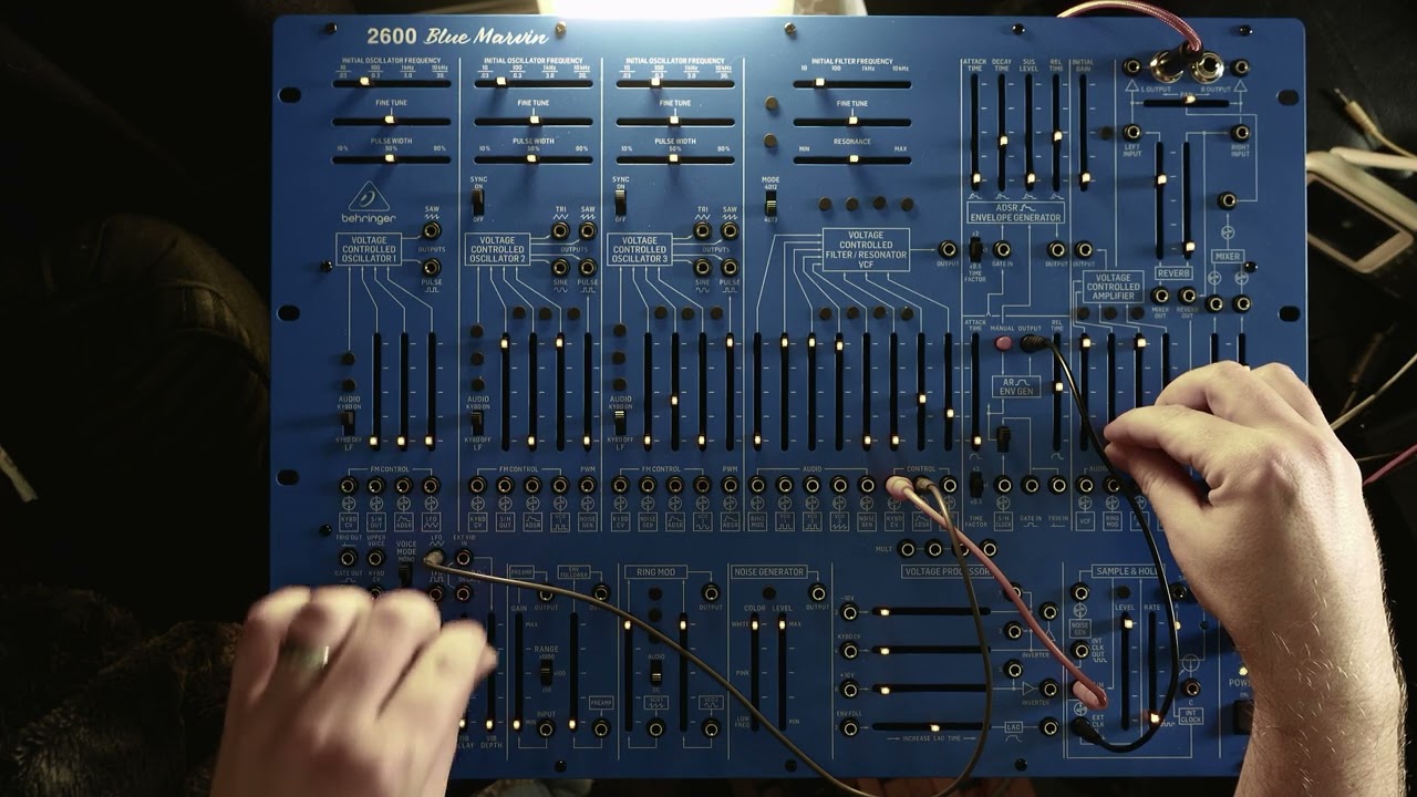 Behringer 2600 Blue Marvin - Session 2 - YouTube