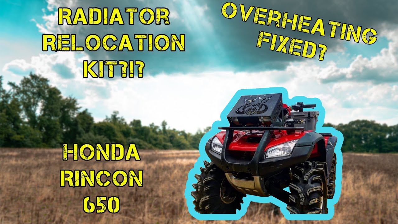 We Installed a Radiator Relocation Kit on his Honda Rincon! - Roaring ...