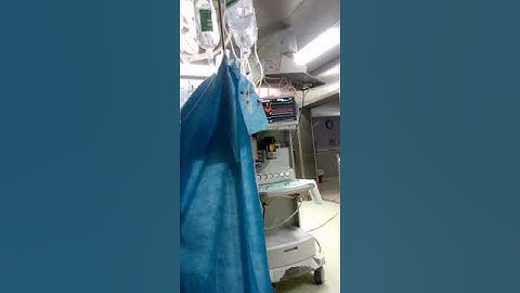 Perfusing the Patient body With Heart Lung Machine.