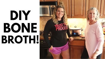 Cooking With Mom │How To Make Homemade Bone Broth │Keto Recipes