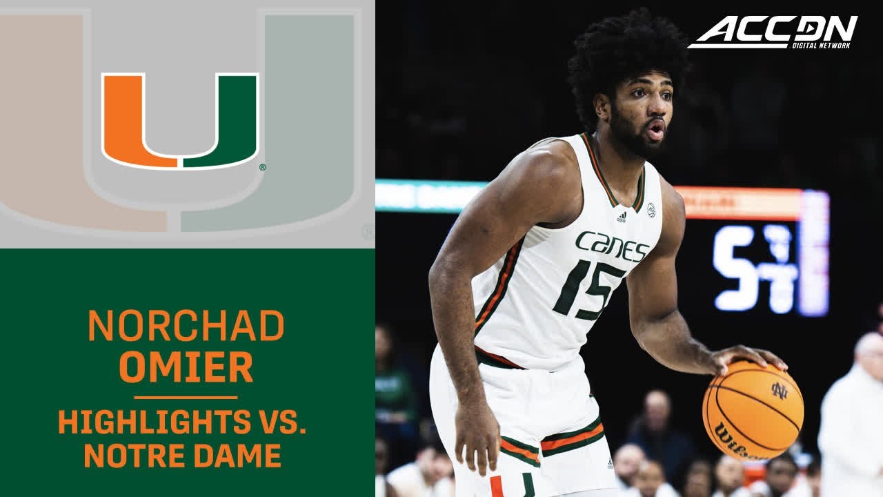 Norchad Omier Gets Miami Back On Track With 33 Norchad Omier Gets Miami Back on Track With 33-Point Performance - YouTube
