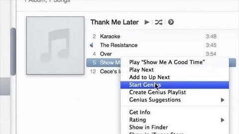How to Display Songs on the iTunes Genius Mix Playlist : iTunes Basics