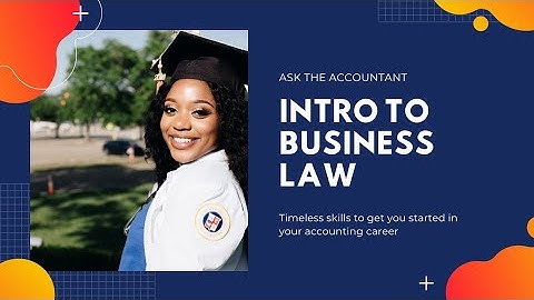 Business Law ICAN ATSWA Syllabus  - Ask the Accountant