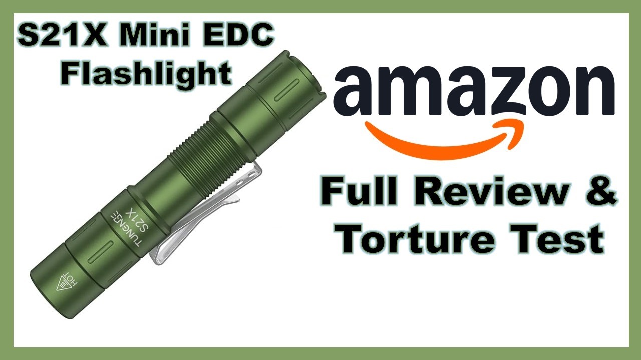 S21X Mini EDC Flashlight Review - YouTube