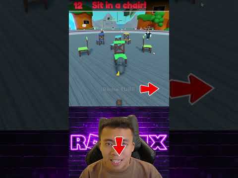 Gugu gaga rebutan kursi dan hampir terpeleset pisang #roblox