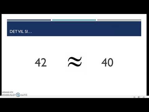 Video: Hva betyr avrunding til signifikante tall?