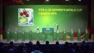 FIFA U-20 Women's World Cup Canada 2014 Official Draw