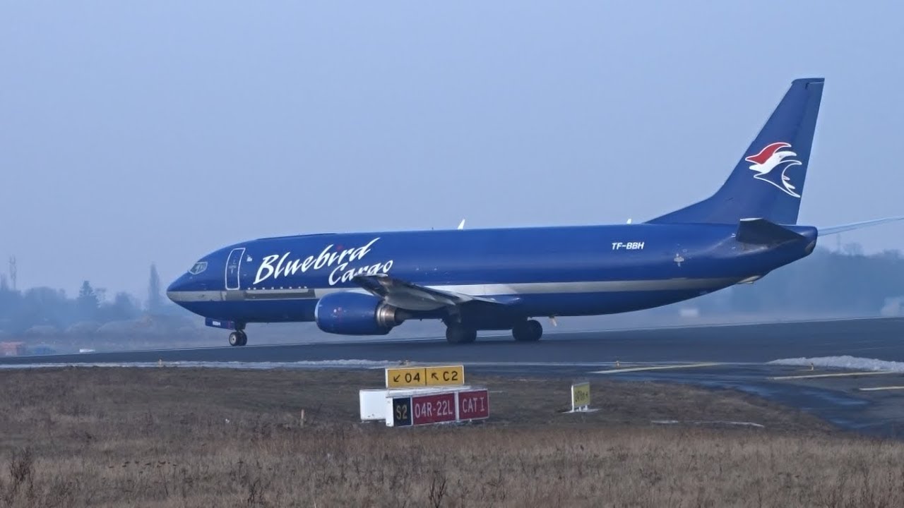 Bluebird Cargo & ASL - B737-Action at Liège Airport