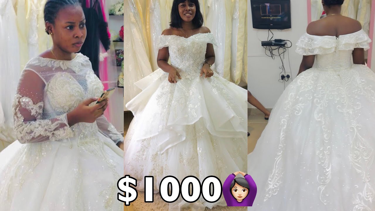 Hunting for a wedding gown in Nigeria! How much it costs😩 WEDDING