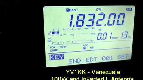 160 Meter Band DX Qsos Testing Inverted L Antenna