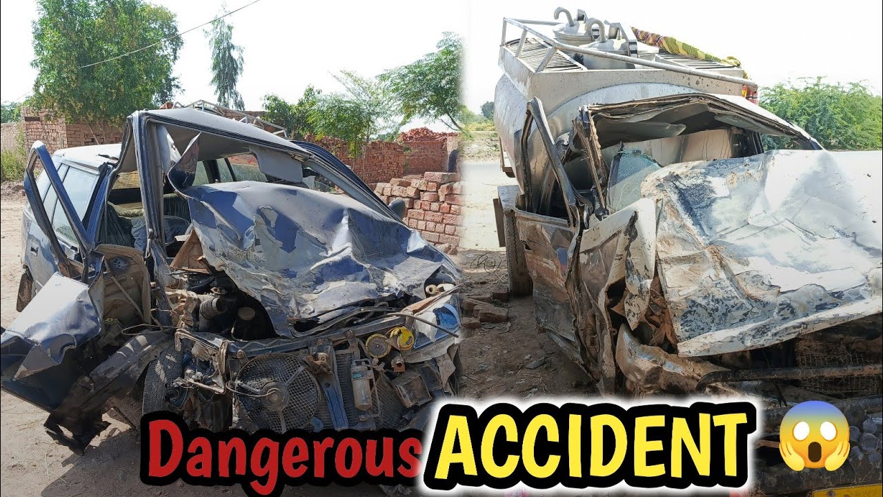 Bhat khtar naak accident hwa ha😱😓
