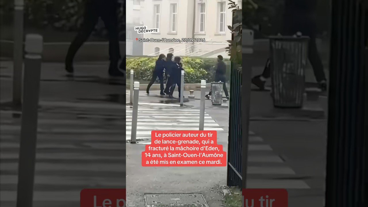 Le policier auteur du tir de lance-grenade qui a fracturé la mâchoire d’Eden a été mis en examen.