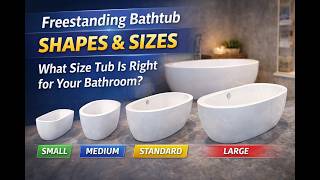 Freestanding Bathtub Shapes & Sizes | What Size Tub Is Right for Your Bathroom?