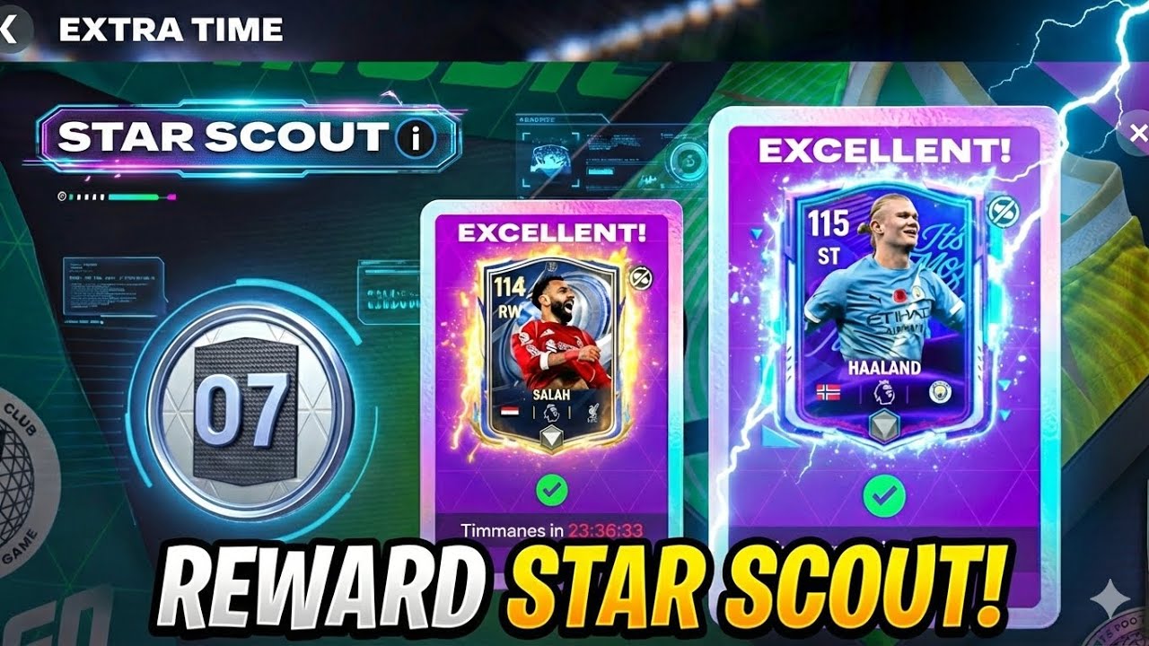 HADIAH STAR SCOUT TUKAR EXTRA TIME TOKEN 07 | GRATIS PEMAIN OVR 114-115 | FC MOBILE INDONESIA 
