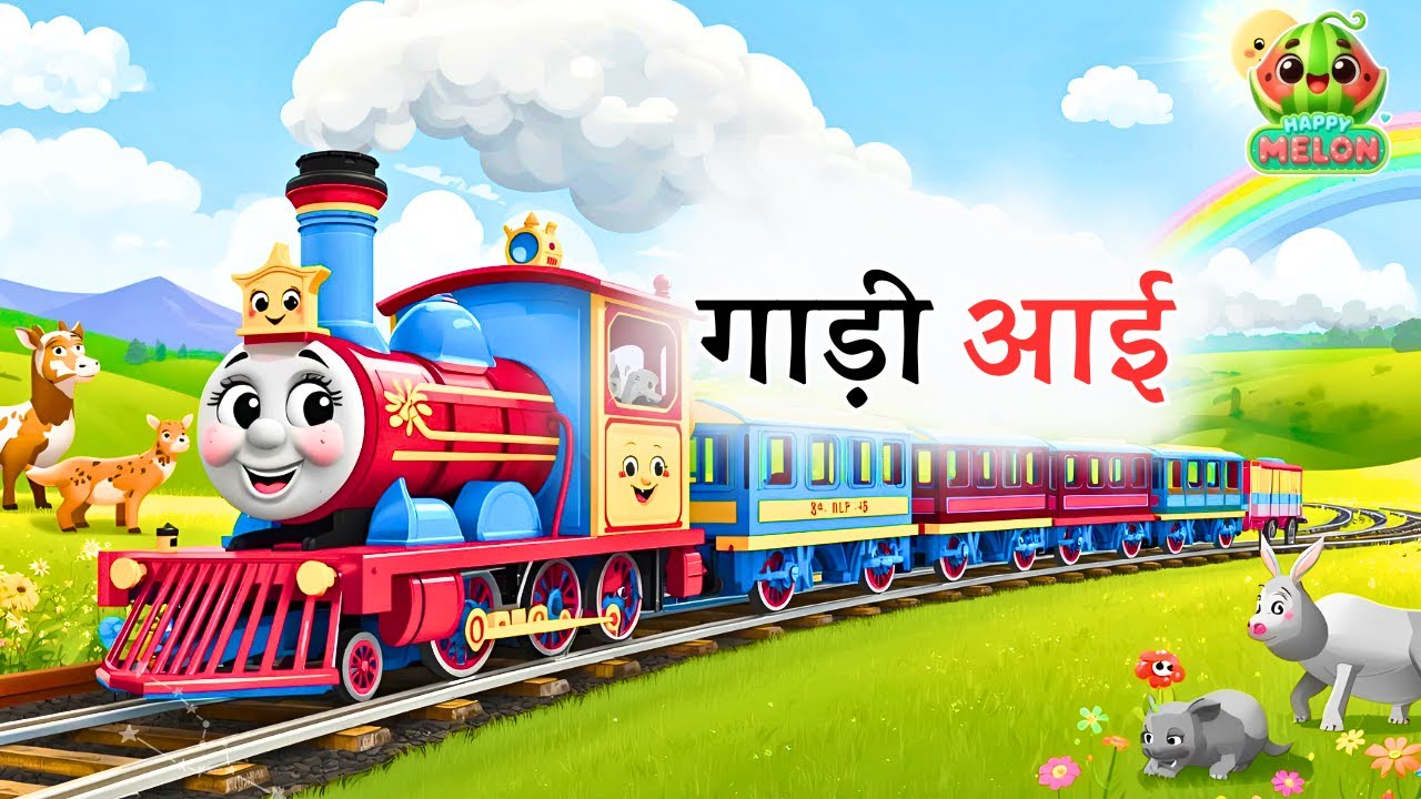 ''Gadi Aayi Gadi Aayi Chuk Chuk Chuk Rail Gadi'' Happy Mellon